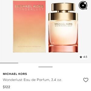 Michael Kors Wonderlust Gold and Pink Bottle
